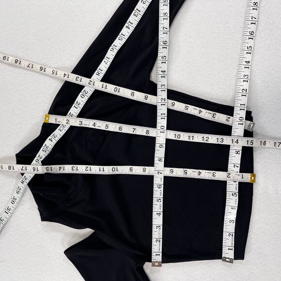 KORAL Activewear Womens XS Outlaw Blackout Long Sleeve Mock Neck Crop Top EUC - Picture 13 of 16
